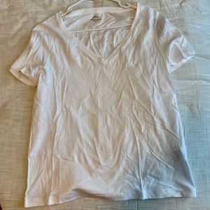 NWT J Crew Vintage Cotton V-Neck